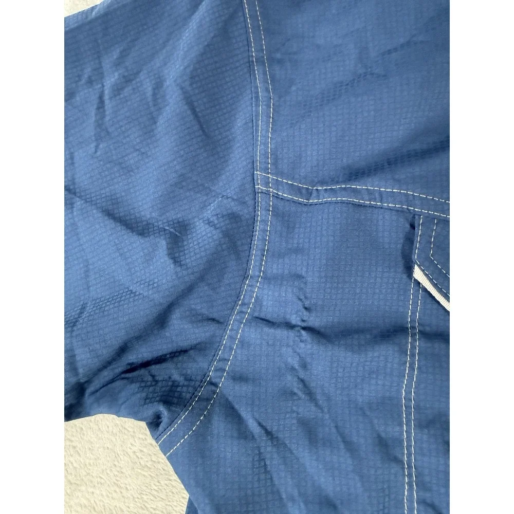 Columbia PFG Shirt Men's XL Blue Low Drag Offshore Short Sleeve Vented Button Up